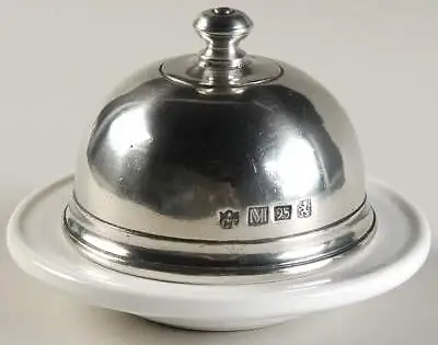 Match Pewter Convivio White Round Butter 8661674 • $109.95