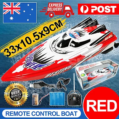 Twin Engine Rechargeable Rc Radio Remote Control Boat Twin Motor - High Speed • $32.95