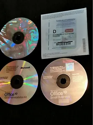Microsoft Office XP Small Business Version 2002 Edition.English.CD+ Product Key. • $29