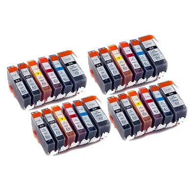 24 Ink Cartridge For Canon MG6150 MG6250 MG8150 MG8170 MG8250 PGI-525 CLI-526 • £18.39