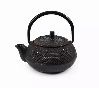 Nambu Bunshudo Cast Iron Teapot Japan Vintage Metal Black Tea Pot Miniature • $70