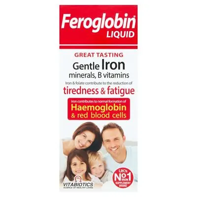 £11.99 • Buy Vitabiotics Feroglobin Liquid - 500ml
