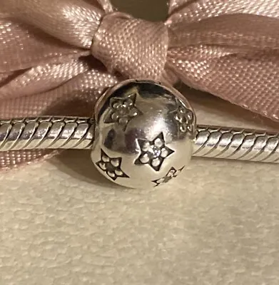 Genuine Pandora Twinkle Twinkle Star Clip Charm 791058CZ • £20