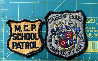 Old & New Style Montgomery County MD Police School Patrol/Crossing Guard Patch • $3.99
