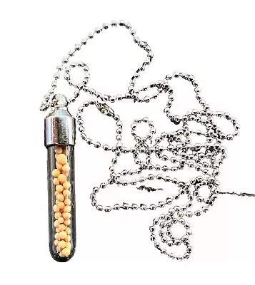 Small Vial Necklace With Mustard Seed From The Galilee • $4.99