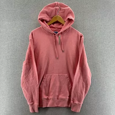 J Crew Womens Sweatshirt Pink Small Hoodie Pullover Garment Dyed H4576 NWT • $28.90