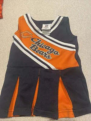 $14.99 • Buy Chicago Bears Girls Infant Cheerleader Outfit (18M) Team Apparel NFL Football