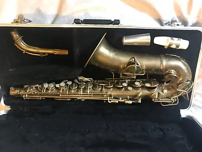 C.G. Conn Alto Saxophone Elkhart? Pat.  1917- Vintage Rare Collectible • $750