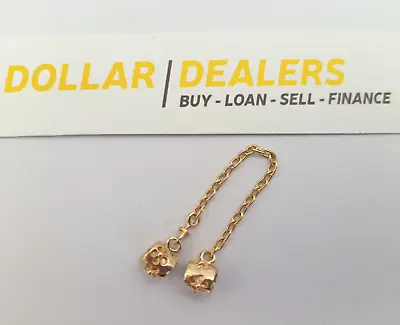 $435 • Buy Pandora Retired 14K Gold Flower Safety Chain - 750312-05
