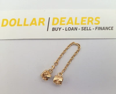 $435 • Buy Pandora Retired 14K Gold Flower Safety Chain - 750312-05