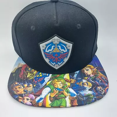 Nintendo Zelda Rubber Shield Snapback Hat • $18.95