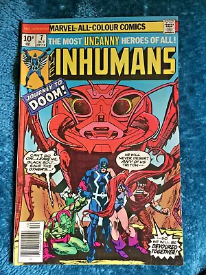 Free P & P: Inhumans #7 (Oct 1976);  A Trip To The Doom!  • £4.99