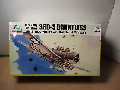 1/48 Accurate Miniatures Sbd-3 Dauntless Us Navy Bomber #480311 Airplane Model • $34.99