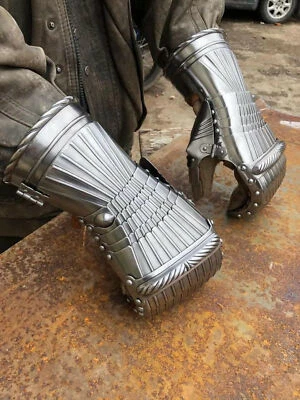 £164.87 • Buy Medieval Articulated Steel Gauntlets Functional Gothic Style Antique Knight,