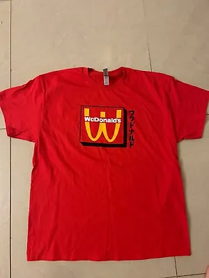Rare McDonald’s WcDonald's Anime Authentic Crew Member T-Shirt Size Small • $9.99