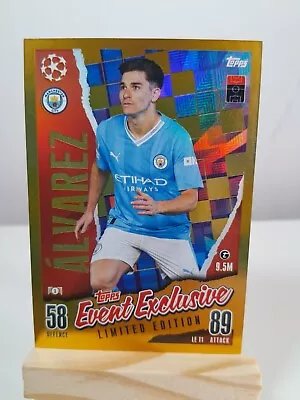 2023/24 Match Attax Alvarez Limited Edition Event Exclusive Man City • £45