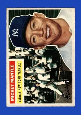 1956 Topps Set-Break #135 Mickey Mantle VG-VGEX (crease) *GMCARDS* • $118.50