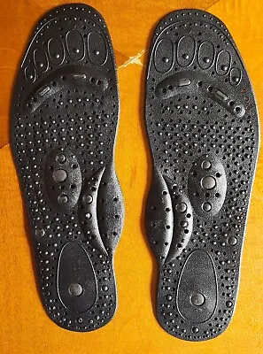 £2.49 • Buy Magnetic Insoles Acupressure Shoe Inserts Massage Foot Therapy Pain Relief 25cm 