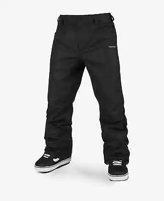 Volcom Men's Carbon Ergo Relaxed Fit Snowboard Pant Solid Black X-Large XL • $97.83