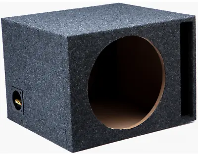 Car Audio Single 12  Speaker Vented Subwoofer Stereo Sub Box Ported Enclosure • $47.95