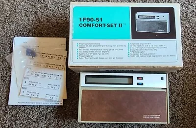 White-Rodgers Thermostat 1F90-51 Digital Comfort Set II Vintage NOS NEW Retro • $129.99