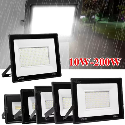 10W-200W Watt Led Flood Light Outdoor Security Garden Yard Spotlight Lamp 110V • $427.99