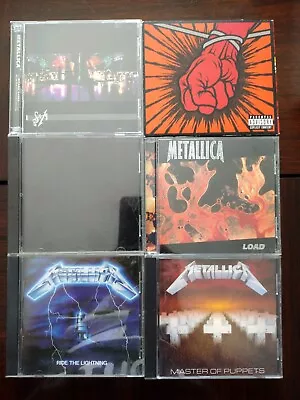 Metallica 6 CD Lot • $33