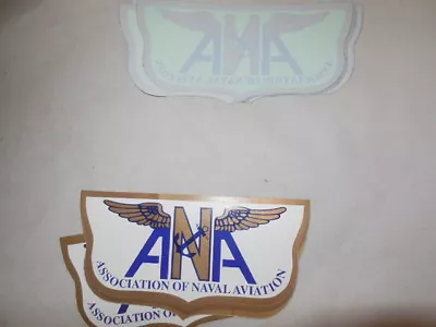 ANA Association Of Naval Aviation Vintage Decals Stickers Inside Car Window • $9.99