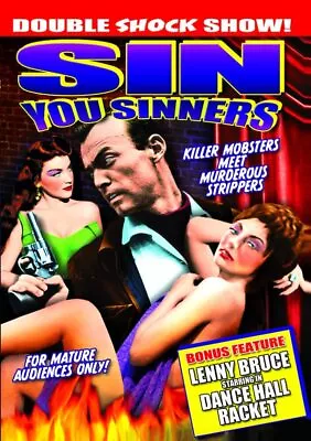 Sin You Sinners / Dance Hall Racket (DVD) Lenny Bruce (US IMPORT) • £12.78
