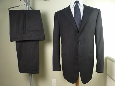 Kiton Suit VICUNA 54L/44L W39 Superb Condition Gray Stripes • $1729.88