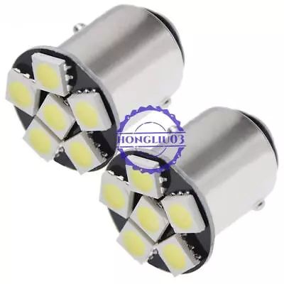 2 X 6V 6 Volt 1157 BAY15D 1154 6 SMD LED White Car Bulb Tail Brake Stop Light DC • $6.99