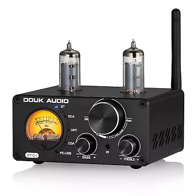 Douk Audio ST-01 2 Channel 200W HiFi Bluetooth 5.0 Valve Tube Amplifier USB DAC • £85