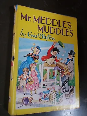 Vintage Enid Blyton Hardback Mr Meddle's Muddles • £3.99
