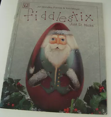 VTG 1995 Just St. Nicks Fiddlestix Decorative Painting Pattern 28P • $21.99