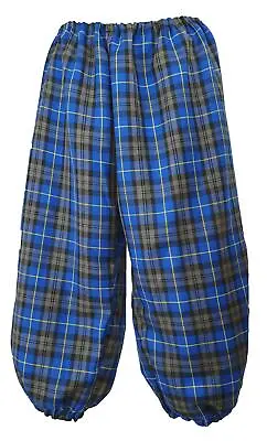 Unisex L/XL Golfing Plus Four Pub Golf Tartan Trousers Sports Fancy Dress Pants • £15.95