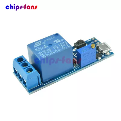 £1.20 • Buy 5V -30V Micro USB Power Delay Relay Timer Control Module Trigger Delay Switch