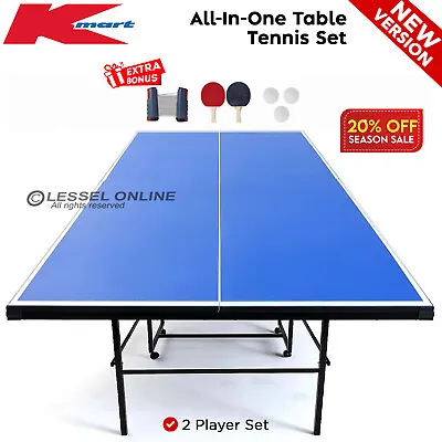 $355.17 • Buy All-in-One Table Tennis Set W/ Ping Pong Balls Paddles Retractable Net Portable
