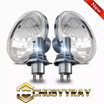 Pair 7  Round LED Headlights Hi/Lo Fit Chevy Truck 1947 1948 1949 1950 1951-57 • $219.99