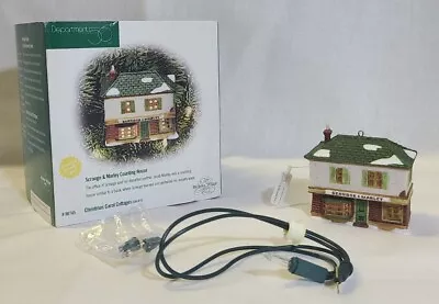 Dept 56 Scrooge & Marley Counting House Lighted Ornament Dickens Village Retired • $24.50