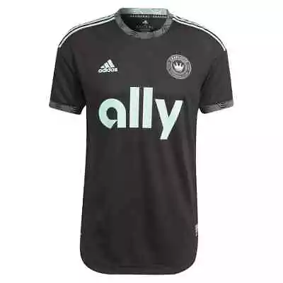 Adidas Charlotte FC MLS 22/23 Authentic Men's AWAY Jersey H47870 MSRP $130 • $56.99