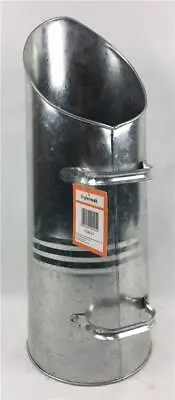 £19.99 • Buy Inglenook Heavy Duty Galvanised Silver Coal Scuttle Bucket 23  Metal Hod Coal 11