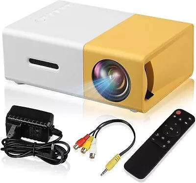 Mini Portable YG300 Multimedia Projector Full HD 1080P Home Theater • £35