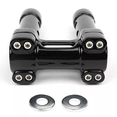 6  Handlebar Riser 1 1/4  Top Clamp One-Piece For Harley Dyna Softail Breakout • $59.99