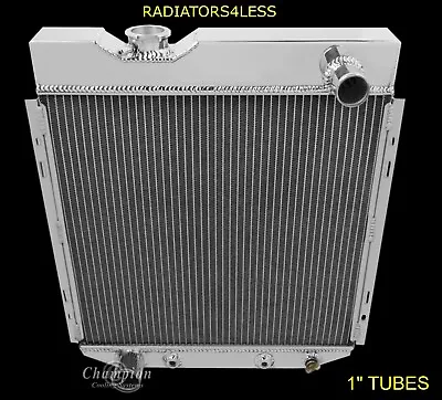 Champion 2 Row Aluminum Radiator 65 66 Ford Mustang V8 Swap Falcon Comet • $278