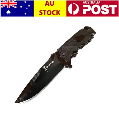 Browning Knife Folding Opening Pocket Knife Hunting Camping Survival Fishing • $16.99