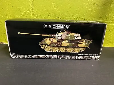 Minichamps 1:35 Panzerkampfwagen Vi Tiger Ii 222 Ardennes Offensive 1944 • $800.96