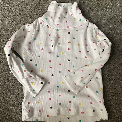 £0.99 • Buy Girls Spotty Roll Neck T-shirt From George 12-18 Months 