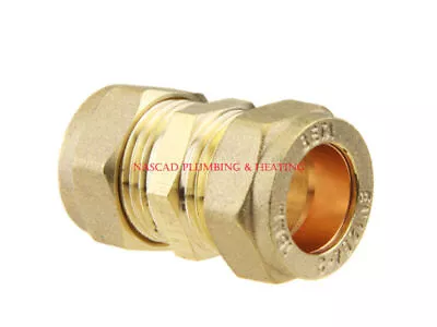 £5.22 • Buy Straight Coupler Compression Fittings 6mm Brass WRAS Approved