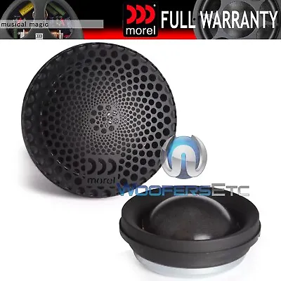 Morel Mt120n Virtus Nano Carbon 1.1  Soft Silk Dome 250w Speakers Tweeters New • $239