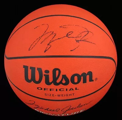 Michael Jordan Signed Wilson Signature Model Basketball Huge Auto! JSA COA • $5495